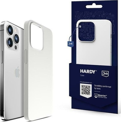 Mbulesë telefoni 3MK Hardy Case, për iPhone 14 Pro Max 6.7", MagSafe, e bardhë