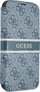 Këllëf libri Guess GUBKP13S4GDBL për iPhone 13 mini 5.4", 4G Stripe, blu