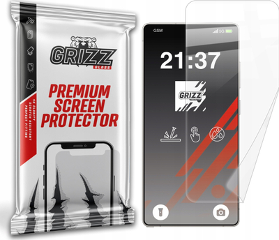 Folie mbrojtëse keramike Grizz CeramicFilm për Samsung Galaxy S25 Ultra, që s’e ha gërvishtja, me transparencë të madhe, krejt e tejdukshme