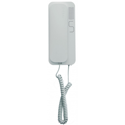 Telefon interfon CYFRAL SMART-D, për pallate, digjital me 2 tela, i bardhë