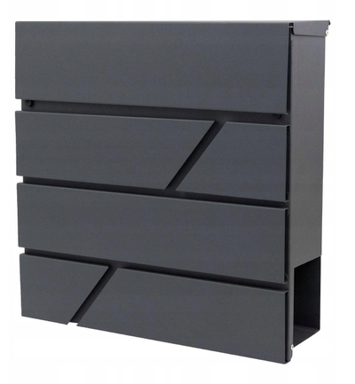 Kuti postare Letterbox Anthracite 45, 370x370x105mm, metal, antracit