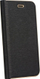 Këllëf libri Vennus për Huawei P Smart 2019, lëkurë eco, me magnet, i zi