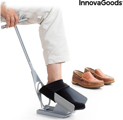 Lugë për çorape dhe këpucë InnovaGoods Shoeasy, mekanizëm me zinxhir, palosëse