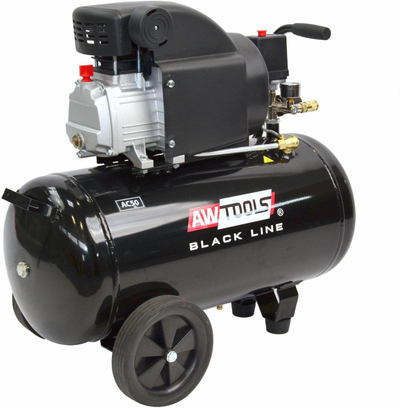 Kompresor ajri me vaj AC50, 50L, 2.0HP, portokalli