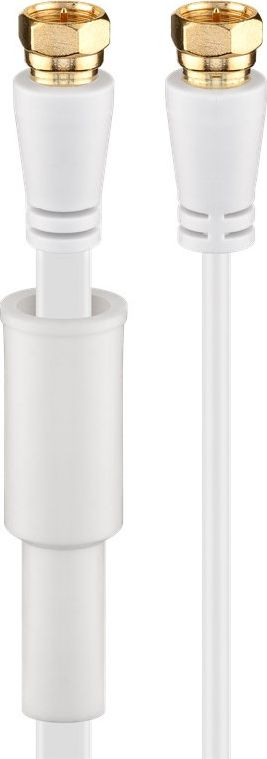 Kabllo SAT Wentronic Goobay 67297, i sheshtë, 7.5 m, i bardhë