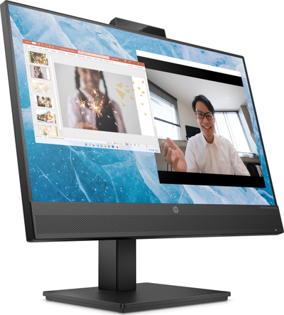 Monitor HP M24m, 23.8", Full HD, me kamerë, i zi