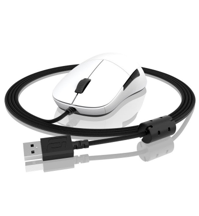 Гејминг глушец Endgame Gear XM1R, оптички, USB Type A, бел проѕирен