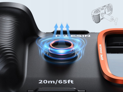 Kuti mbrojtëse telefoni Telesin P4-WTP-06, IP68, deri 20 m, me Bluetooth, e zezë