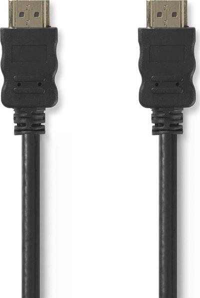 Kabllo HDMI Nedis High Speed, 7.5m, me Ethernet, e zezë