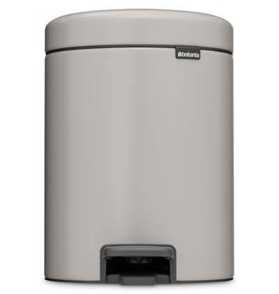 Kosh plehrash Brabantia NewIcon, 5L, me pedale, gri