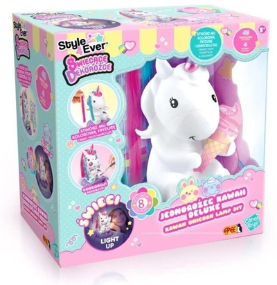 Set lodrash Epee Jednorożec Kawaii Deluxe, DIY, me drita, i bardhë