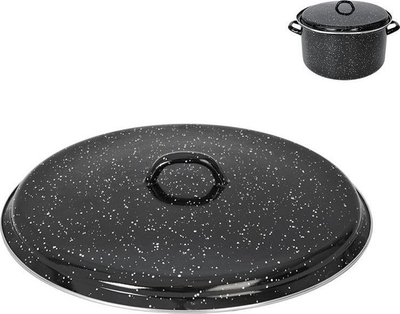 Kapak tenxhere Orion LEM, 40 cm, çelik i emajlume, i zi