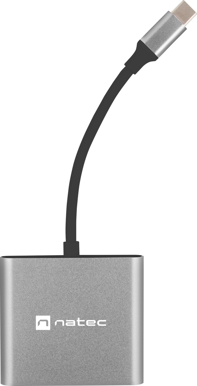 Adapter USB C Natec Fowler Mini NMP 1607, HDMI 4K, USB 3.0, i zi