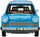 Set ndërtimi Cobi Youngtimer Trabant 601 S, 1420 copa, shkallë 1:12, blu