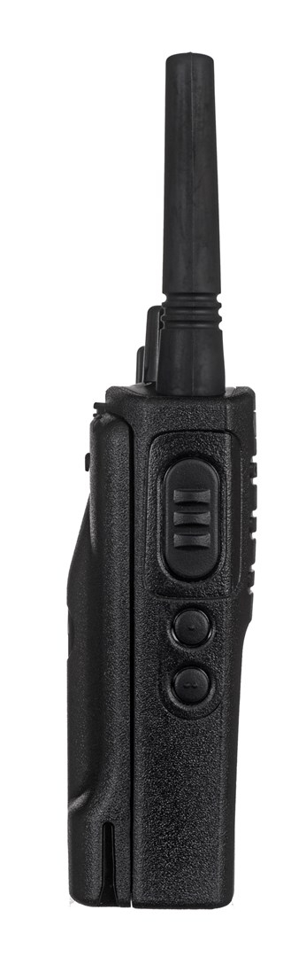 Radio dore Motorola XT420, dy-drejtimëshe PMR, me karikues tavoline, e zezë