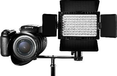 Dritë LED studio Falcon Eyes DV-96V-K1, 96 LED, me rregullim drite, e zezë