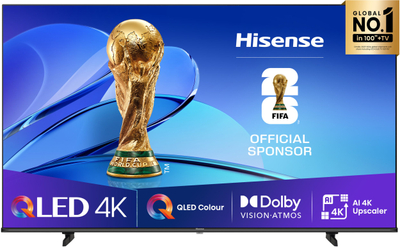 Телевизор Hisense 43E7Q PRO, 43", QLED 4K, Паметен ТВ, црн