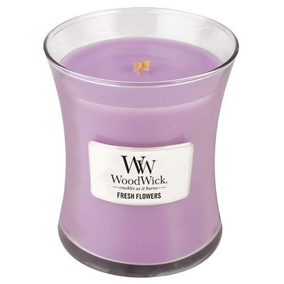 Qiri aromatik Woodwick, lule të freskëta, 275 g