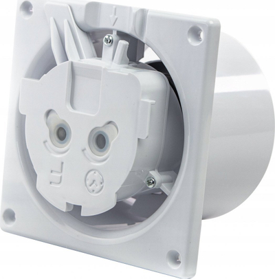 Ventilator për banjo Fan dRim 100 DTS, 100mm, me timer, i bardhë
