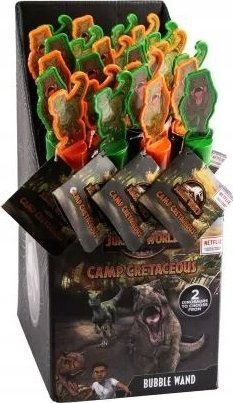 Shkop flluskash Jurassic World Camp Cretaceous, me dinosaurus, me ngjyra të ndryshme