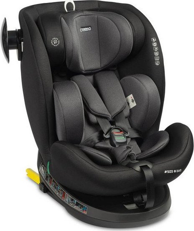 Ulëse makine Caretero Commo I-Size, 40-150cm, ISOFIX, gri grafit