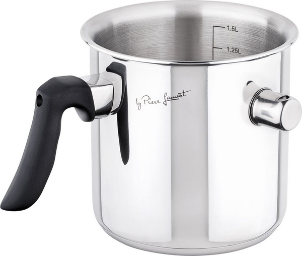 Ibrik qumështi Lamart Lait LT1068, 1.5L, i argjendtë