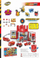 Set lojrash Maksik Parking Fire Truck Maintenance Station SK-108G, stacion zjarrfikësash, paloset, i kuq