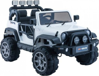 Makinë elektrike për kalamaj Jeep HP012, 12V, 2 ulëse, e bardhë