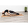 Rrotë joga Enero Fit prej tape (cork), 32 cm, tape natyrale, e zezë