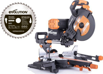 Sharrë rrethore këndore Evolution R255SMS DB Plus, 2000W, 255mm, 2 tehe