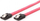 Kabllo SATA MicroConnect SAT15003C, 0.3m, e kuqe