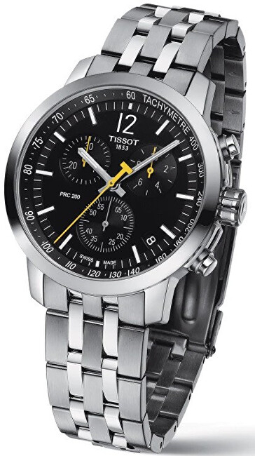Orë për meshkuj Tissot PRC 200 Chronograph T114.417.11.057.00, e argjendtë