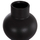 Dekor tavoline qeramike Scepter Φ17,5x40Hcm (HM4604.02), zezë