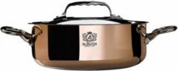 Tigan i thellë De Buyer Prima Matera, 24cm, bakër dhe çelik inox, për induksion