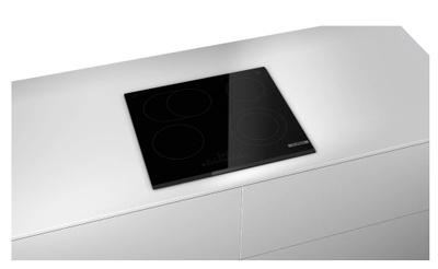 Pianurë elektrike Bosch PKN631FP2E, 4 zona gatimi, funksion PowerBoost, e zezë