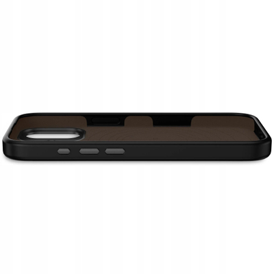 Kapak silikoni Decoded për iPhone 17, antimikrobial, MagSafe, i zi Phantom