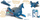 Puzzle 3D Eugy Mosasaurus, 25 copa, lodër për mësim e lojë, shumëngjyrësh
