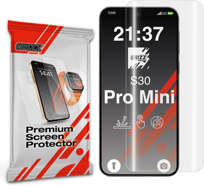 Folie mbrojtëse ekrani Grizz Hydrofilm për Vivo S30 Pro Mini, Hydrogel, transparente