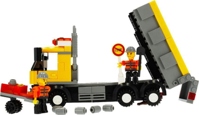 Lodër konstruktore ALLEBLOX Truck, 221 pjesë, kamion ndërtimi, shumëngjyrëshe