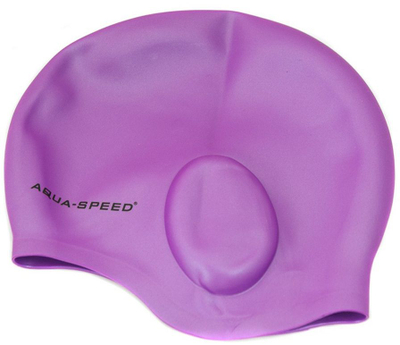 Kapelë noti Aqua Speed Ear Cap, silikon, unisex, lejla