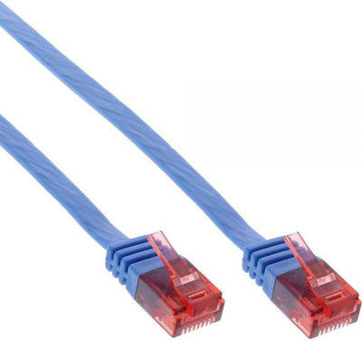Kabllo rrjeti InLine Ultraslim Patch 71607B, Cat.6, 7m, blu