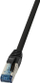 Kabllo rrjeti LogiLink CQ6125S, Cat6a S FTP, 30 m, e zezë