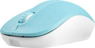 Maus Natec Toucan, wireless, USB, i bardhë dhe i kaltërt