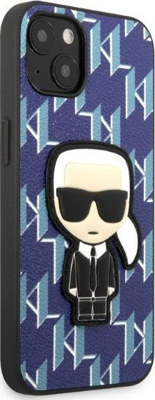 Mbulesë telefoni Karl Lagerfeld KLHCP13MPMNIKBL, për iPhone 13, hardcase, blu