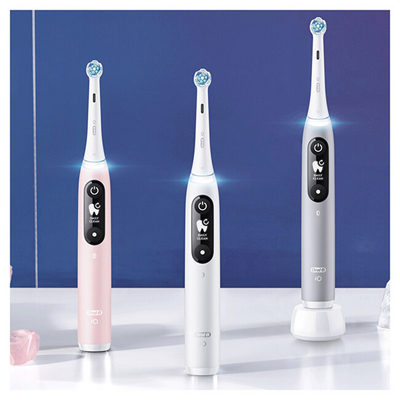 Furçë dhëmbësh elektrike Oral B iO6 Series Duo Pack, e bardhë/rozë