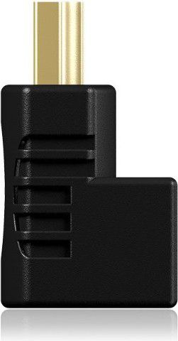 Adaptori këndor HDMI ICY BOX IB-CB009-1, 4K, Type A, i zi