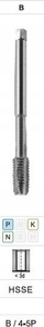 Çekiç fileto Fanar M18x1 DIN 374B 6H, HSSE 800, D2 111101 0183