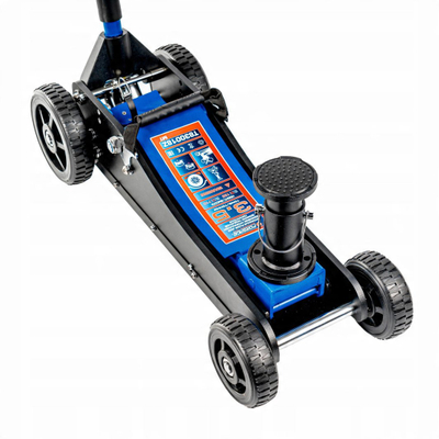 Krik hidraulik makine Forsage Trolley Off-road, 3.5T, 155-710mm, me rrota të mëdha