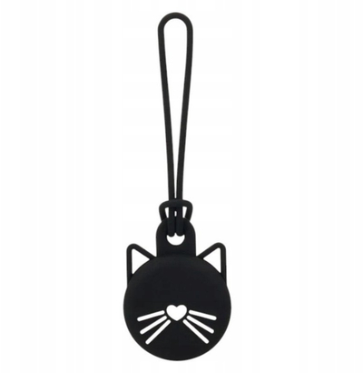 Kapak AirTag Kate Spade New York Cat, TPU, me rrip varës, i zi