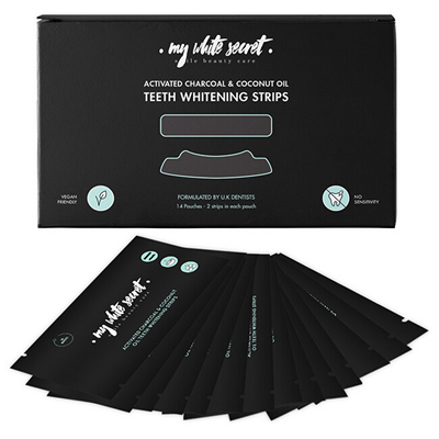 Ленти за белење на заби My White Secret Activated Carbon, 14 парчиња